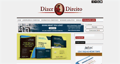Desktop Screenshot of dizerodireito.com.br